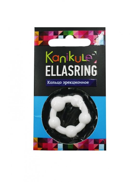 Цветное эрекционное кольцо с шариками Ellasring - Sitabella - в Черкесске купить с доставкой
