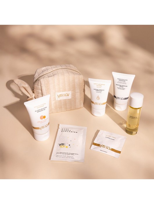 Набор YESforLOV La Trousse Enchantée в бежевой косметичке - YESforLOV - купить с доставкой в Черкесске