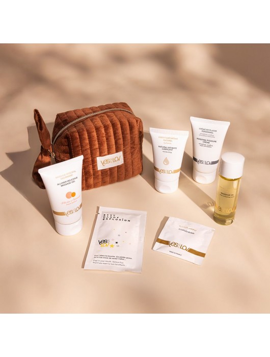 Набор YESforLOV La Trousse Enchantée в коричневой косметичке - YESforLOV - купить с доставкой в Черкесске