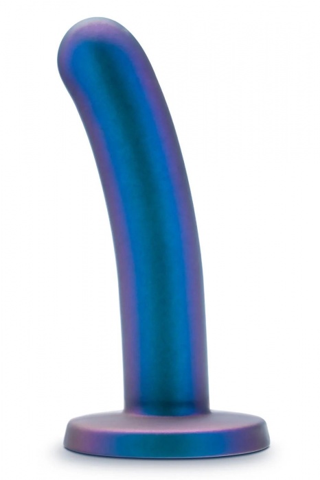 Синяя насадка с гладкой поверхностью Surrender 5.75 Inch Intermediate Pegging Dildo - 14,6 см. - Blush Novelties - купить с доставкой в Черкесске