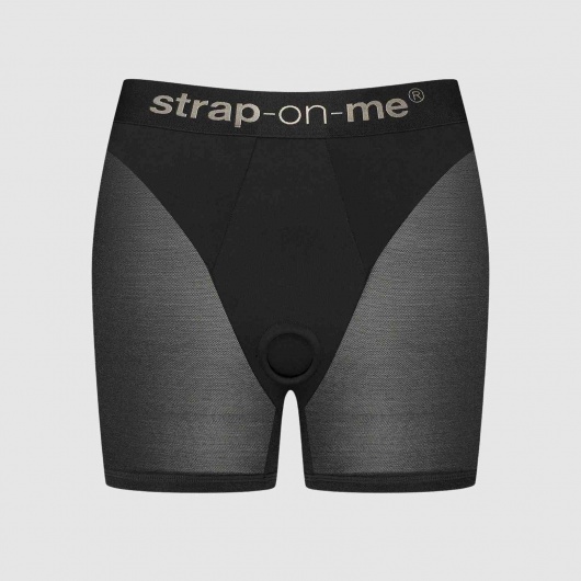 Трусики-шорты для фиксации насадок Strap-on-me Harness Lingerie Halo - size XS - Strap-on-me - купить с доставкой в Черкесске