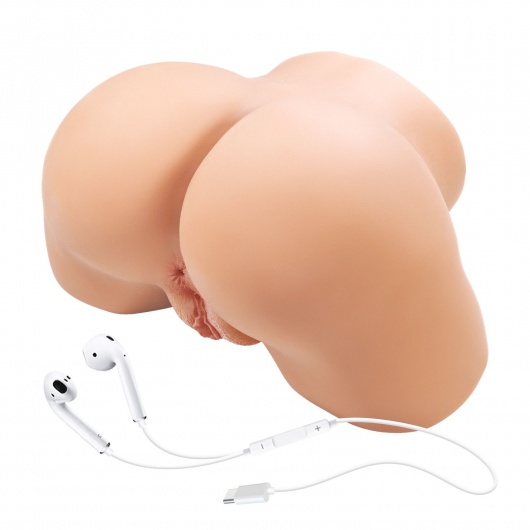 Телесный мастурбатор Olivia с 2 любовными отверстиями - Baile - в Черкесске купить с доставкой