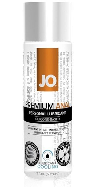 Анальный охлаждающий лубрикант на силиконовой основе JO PREMIUM ANAL COOLING - 60 мл. - System JO - купить с доставкой в Черкесске