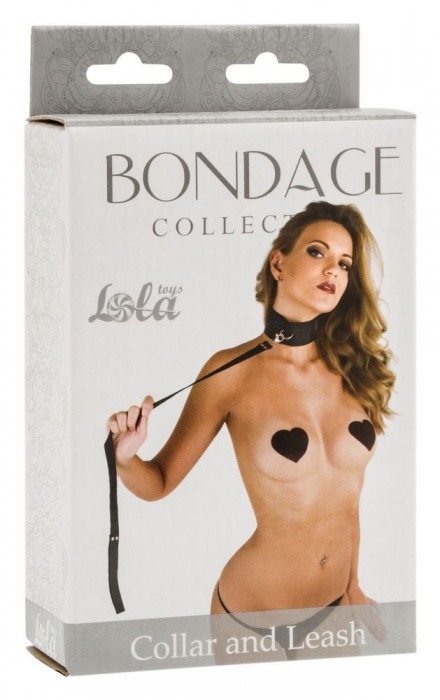 Ошейник Bondage Collection Collar and Leash Plus Size - Lola Games - купить с доставкой в Черкесске
