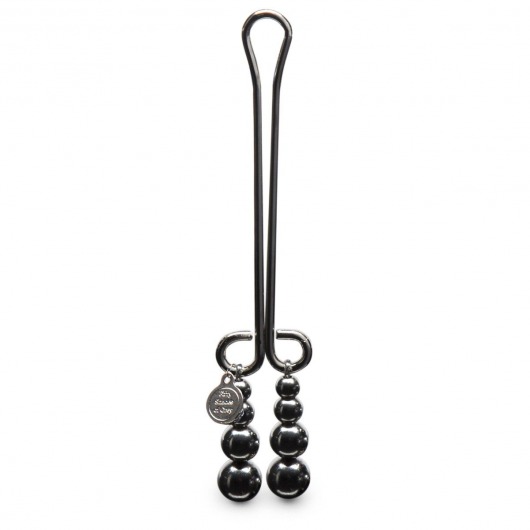 Зажим для клитора с бусинами Just Sensation Beaded Clitoral Clamp - Fifty Shades of Grey - купить с доставкой в Черкесске