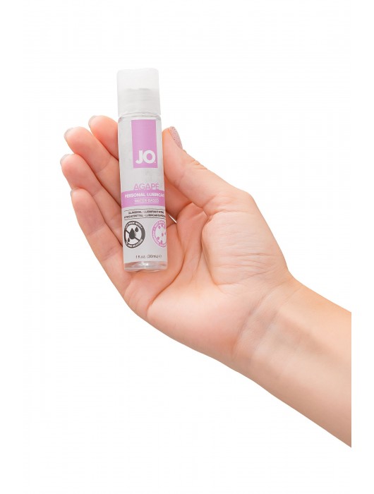 Лубрикант на водной основе для женщин JO AGAPE ORIGINAL - 30 мл. - System JO - купить с доставкой в Черкесске