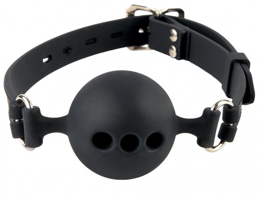 Силиконовый кляп-шар с отверстиями для дыхания Silicone Breathable Ball Gag Small - Pipedream - купить с доставкой в Черкесске