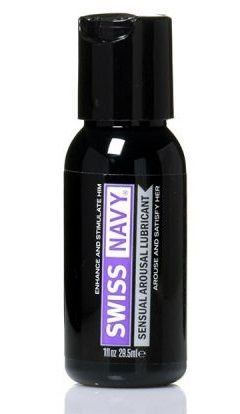 Возбуждающий гель-лубрикант на водной основе Sensual Arousal Lubricant  - 29,5 мл. - Swiss navy - купить с доставкой в Черкесске