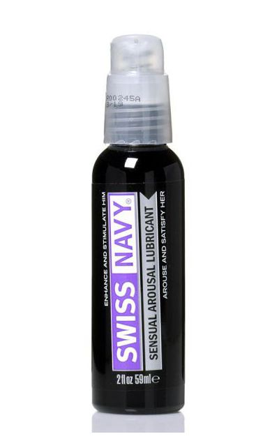 Возбуждающий гель-лубрикант на водной основе Sensual Arousal Lubricant - 59 мл. - Swiss navy - купить с доставкой в Черкесске