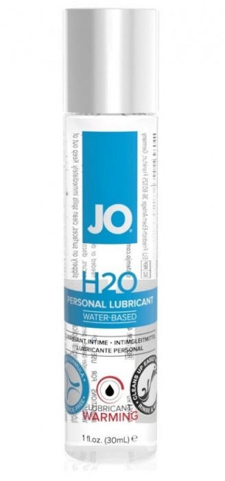 Возбуждающий лубрикант на водной основе JO Personal Lubricant H2O Warming - 30 мл. - System JO - купить с доставкой в Черкесске