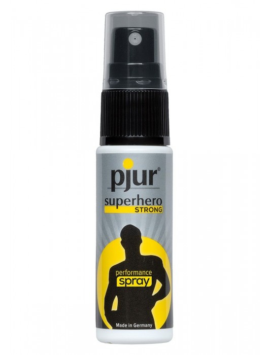 Спрей-пролонгатор длительного действия pjur SUPERHERO Strong Spray - 20 мл. - Pjur - купить с доставкой в Черкесске