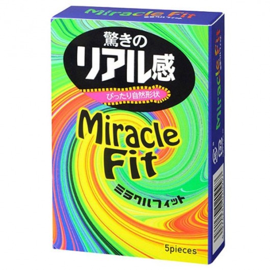 Презервативы Sagami Xtreme Miracle Fit - 5 шт. - Sagami - купить с доставкой в Черкесске