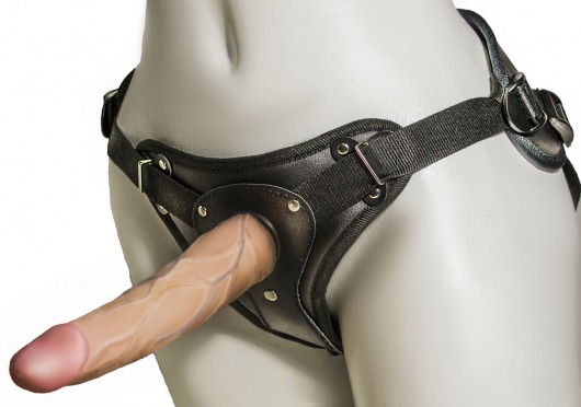 Женский страпон с вагинальной пробкой Woman Strap - 18 см. - LOVETOY (А-Полимер) - купить с доставкой в Черкесске