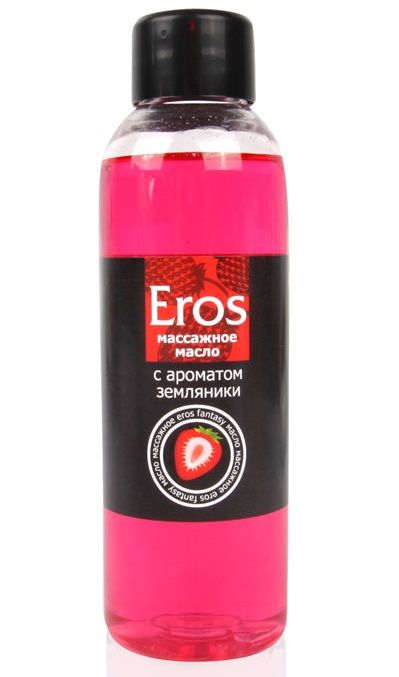 Массажное масло Eros fantasy с ароматом земляники - 75 мл. - Биоритм - купить с доставкой в Черкесске