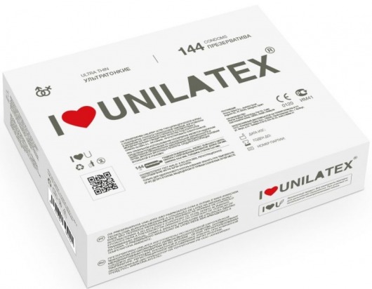 Ультратонкие презервативы Unilatex Ultra Thin - 144 шт. - Unilatex - купить с доставкой в Черкесске