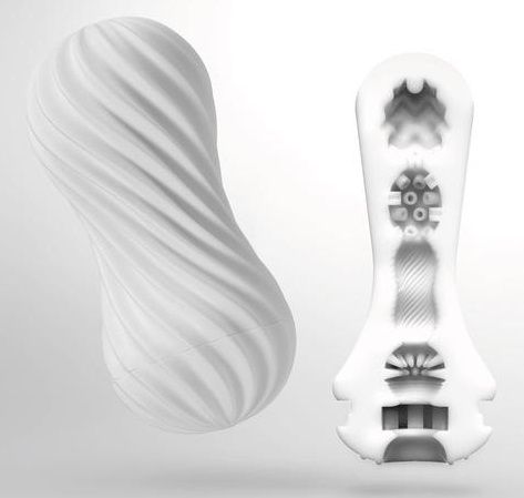 Мастурбатор FLEX Silky White с мягким рельефом - Tenga - в Черкесске купить с доставкой