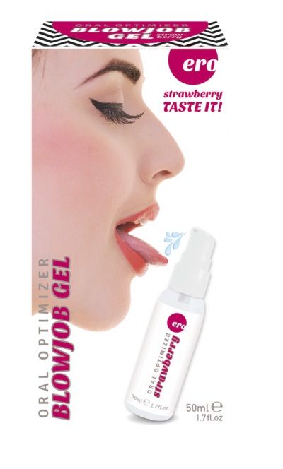 Увлажняющий гель для орального секса с ароматом клубники - 50 мл. - Ero - купить с доставкой в Черкесске