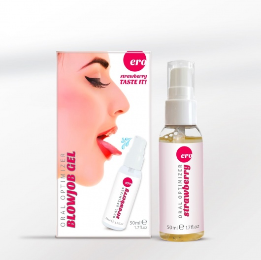 Увлажняющий гель для орального секса с ароматом клубники - 50 мл. - Ero - купить с доставкой в Черкесске