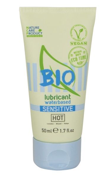 Органический лубрикант для чувствительной кожи Bio Sensitive - 50 мл. - HOT - купить с доставкой в Черкесске