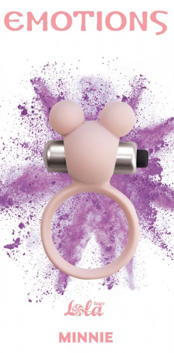 Розовое эрекционное виброколечко Emotions Minnie Light pink - Lola Games - в Черкесске купить с доставкой
