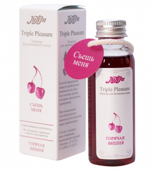 Эликсир Triple Pleasure  Горячая вишня  - 65 гр. - JULEJU - купить с доставкой в Черкесске