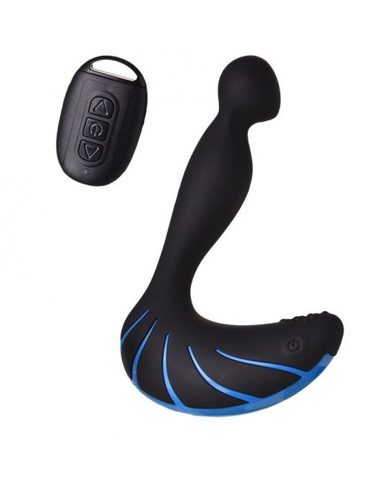 Чёрно-синий массажер простаты Erotist Third - Erotist Adult Toys - в Черкесске купить с доставкой