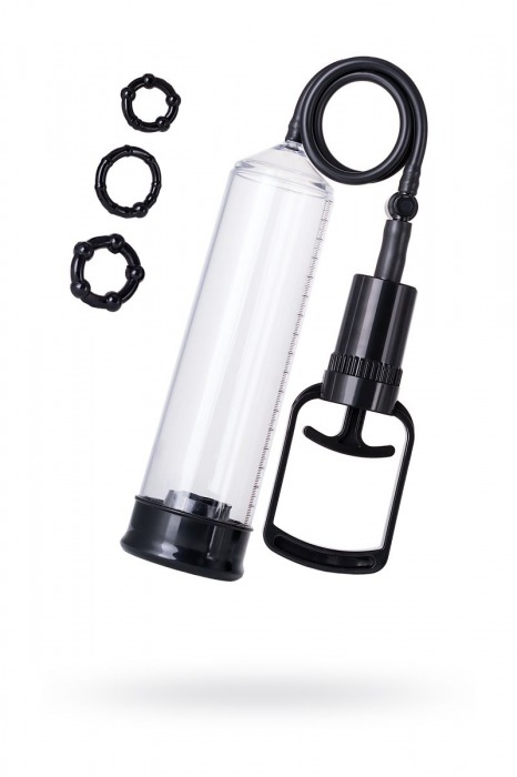 Вакуумная помпа A-toys с уплотнителем и эрекционными кольцами - A-toys - в Черкесске купить с доставкой