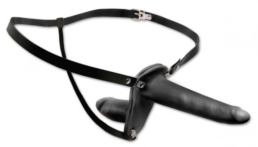 Женский страпон с вагинальной пробкой Double Penetrix Strap-on - 15 см. - Pipedream - купить с доставкой в Черкесске