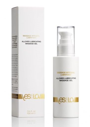 Массажный гель-смазка на силиконовой основе Allover Massage Gel - 100 мл. - YESforLOV - купить с доставкой в Черкесске