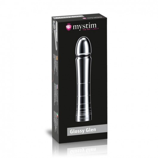 Фаллоимитатор для электростимуляции Glossy Glen Dildo - 14 см. - MyStim - купить с доставкой в Черкесске
