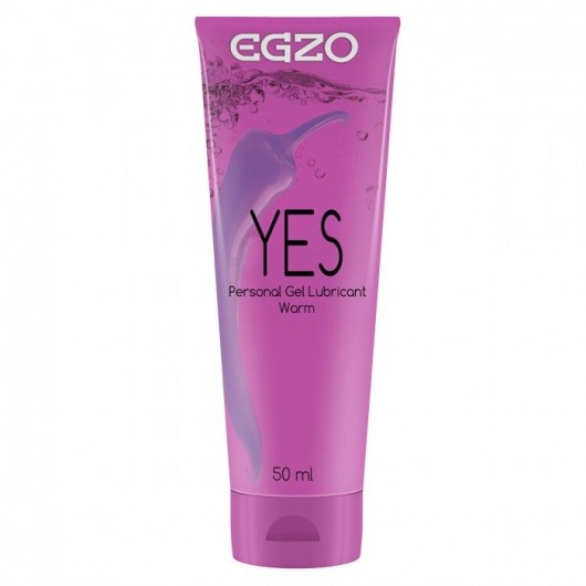 Согревающий лубрикант на водной основе Egzo Yes - 50 мл. - EGZO - купить с доставкой в Черкесске