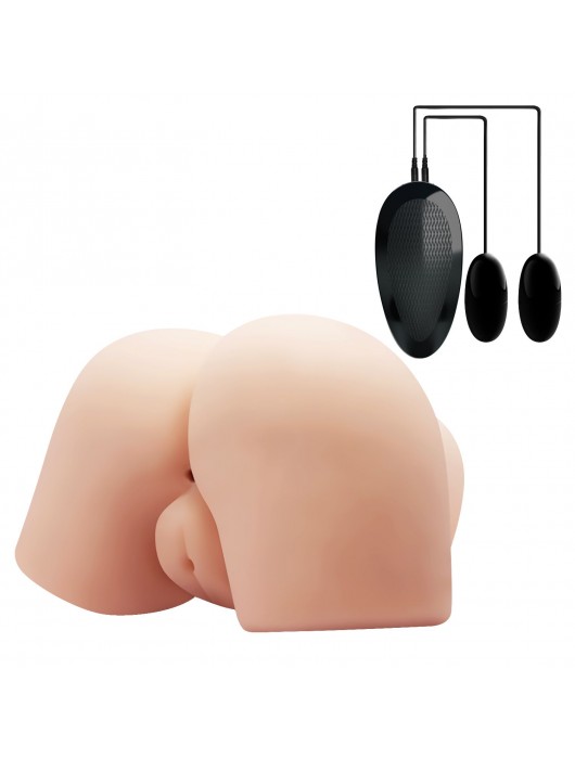 Вагина и попка с вибрацией CRAZY BULL - Baile - в Черкесске купить с доставкой