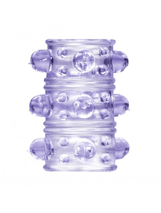 Фиолетовая насадка на пенис Rings Armour - Lola Games - в Черкесске купить с доставкой