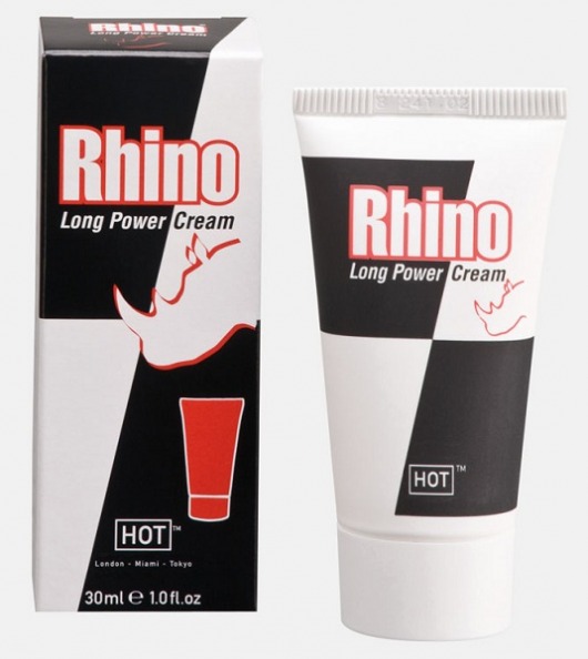Крем-пролонгатор для мужчин Rhino - 30 мл. - HOT - купить с доставкой в Черкесске