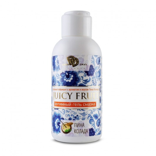Интимный гель на водной основе JUICY FRUIT с ароматом пина колада - 100 мл. - БиоМед - купить с доставкой в Черкесске