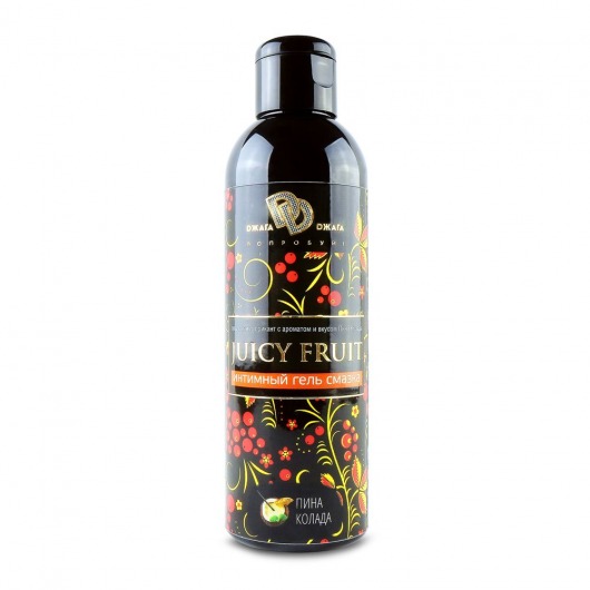 Интимный гель на водной основе JUICY FRUIT с ароматом пина колада - 200 мл. - БиоМед - купить с доставкой в Черкесске