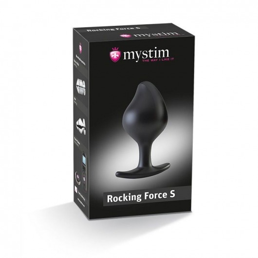 Анальная пробка Rocking Force S для электростимуляции - 9,5 см. - MyStim - купить с доставкой в Черкесске