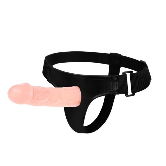 Телесный фаллоимитатор на трусиках Jessica Strap-On - 15,5 см. - Baile - купить с доставкой в Черкесске