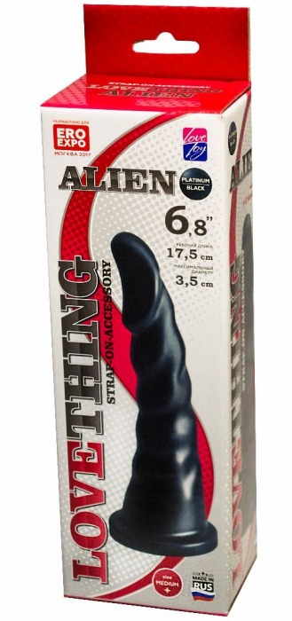 Насадка для трусиков харнесс Alien - 17,5 см. - LOVETOY (А-Полимер) - купить с доставкой в Черкесске