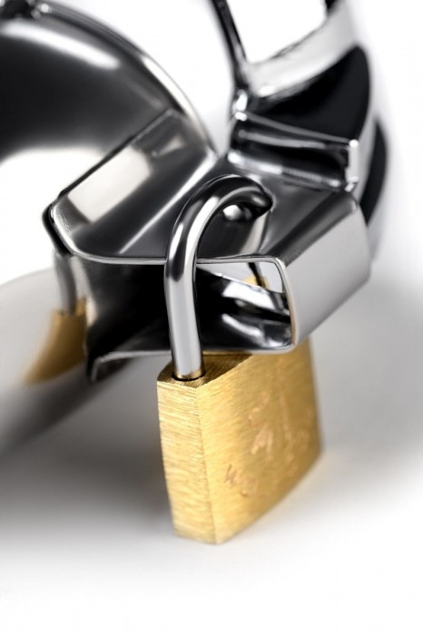 Серебристый мужской пояс верности TOYFA Metal - ToyFa - купить с доставкой в Черкесске