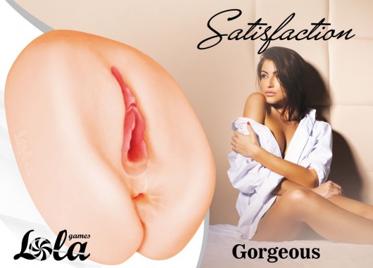 Мастурбатор с 2 тоннелями Satisfaction Gorgeous - Lola Games - в Черкесске купить с доставкой