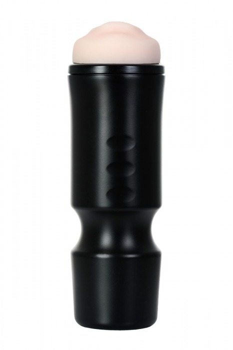 Мастурбатор-ротик A-Toys в черной колбе - A-toys - в Черкесске купить с доставкой