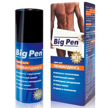 Крем Big Pen для увеличения полового члена - 50 гр. - Биоритм - в Черкесске купить с доставкой