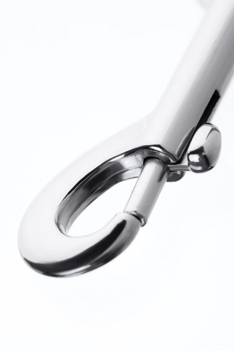 Серебристый двухсторонний карабин TOYFA Metal - ToyFa - купить с доставкой в Черкесске