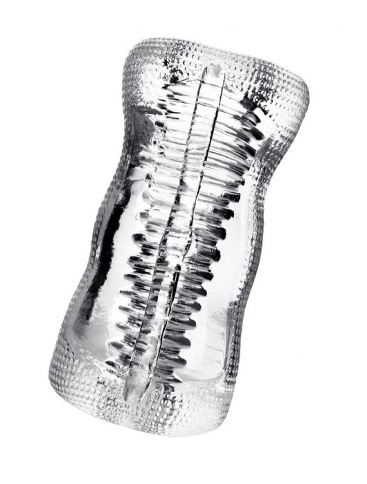 Прозрачный мастурбатор Lingam Asha - ToyFa - в Черкесске купить с доставкой