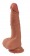 Телесный реалистичный фаллоимитатор REAL с трусиками для страпона - 19,5 см. - Real купить в Черкесске с доставкой в Orgasmix.ru Телесный реалистичный фаллоимитатор REAL с трусиками для страпона - 19,5 см. - Real - купить с доставкой в Черкесске