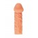 Телесная закрытая насадка с венками Cock Sleeve Size S - 13,8 см. - KOKOS - в Черкесске купить с доставкой Телесная закрытая насадка с венками Cock Sleeve Size S - 13,8 см. - KOKOS - в Черкесске купить с доставкой