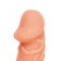 Телесная закрытая насадка с венками Cock Sleeve Size S - 13,8 см. - KOKOS - в Черкесске купить с доставкой Телесная закрытая насадка с венками Cock Sleeve Size S - 13,8 см. - KOKOS - в Черкесске купить с доставкой