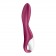 Малиновый вибромассажер для стимуляции G-точки Heated Thrill - 20,6 см. - Satisfyer купить в Черкесске с доставкой в Orgasmix.ru Малиновый вибромассажер для стимуляции G-точки Heated Thrill - 20,6 см. - Satisfyer