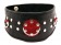 Кожаный ошейник с клепками и кольцами - БДСМ Арсенал - купить с доставкой в Черкесске Кожаный ошейник с клепками и кольцами - БДСМ Арсенал - купить с доставкой в Черкесске
